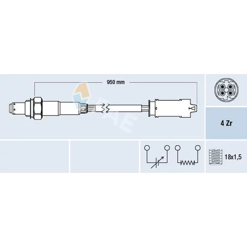 Lambda sonda FAE 77538