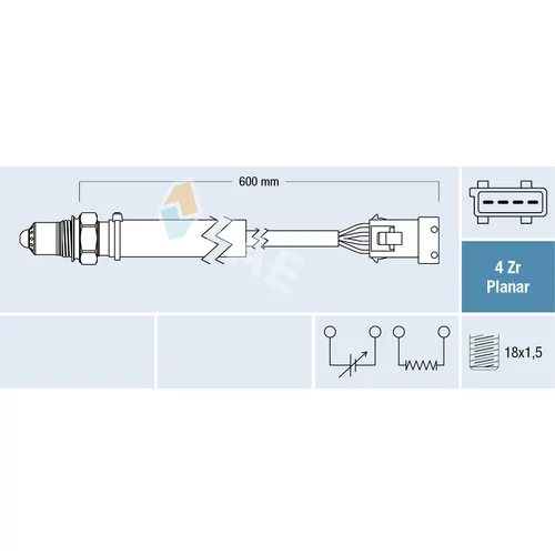 Lambda sonda FAE 77614