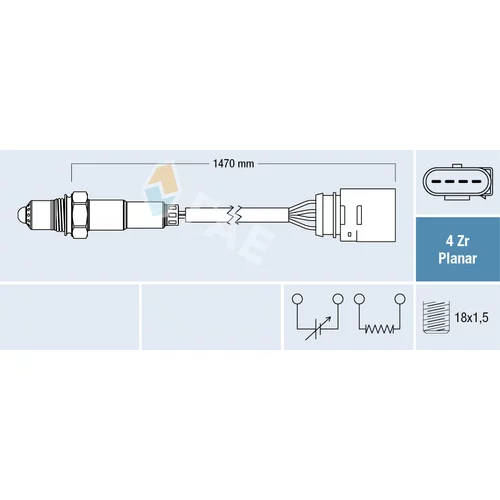 Lambda sonda FAE 77145