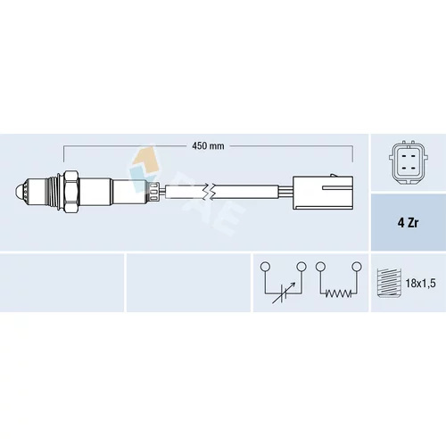 Lambda sonda FAE 77348