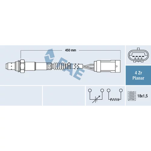 Lambda sonda FAE 77602