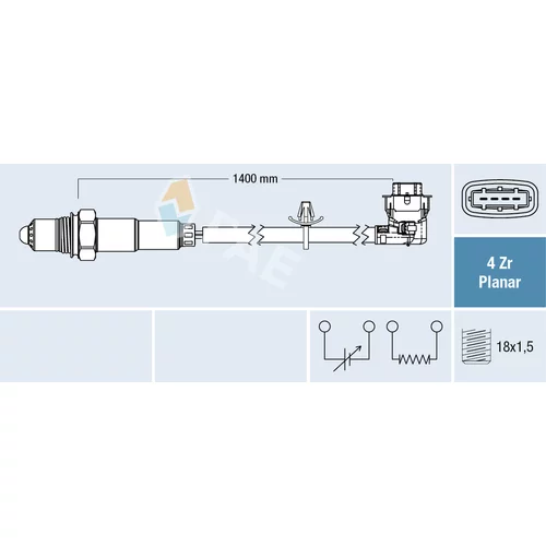 Lambda sonda FAE 77607