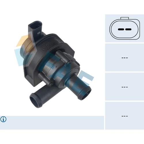 Prídavné vodné čerpadlo (okruh chladiacej vody) FAE 50009