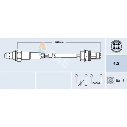 Lambda sonda FAE 77335