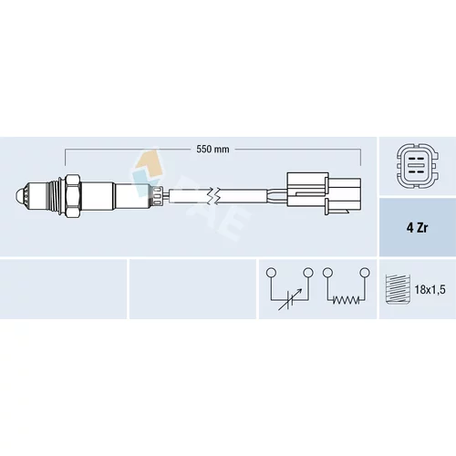 Lambda sonda FAE 77347