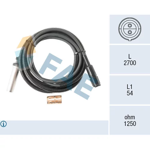 Snímač počtu otáčok kolesa FAE 78589