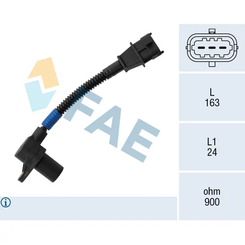 Snímač impulzov kľukového hriadeľa FAE 79528