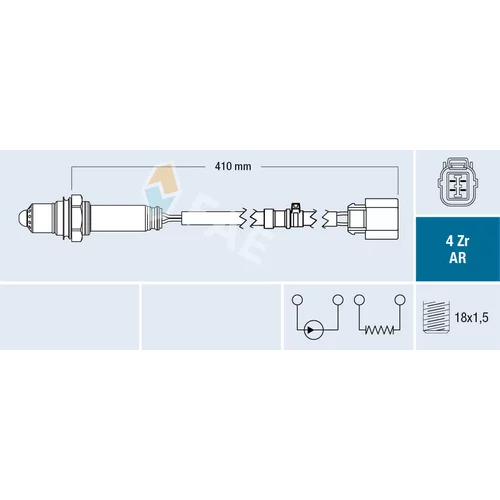 Lambda sonda FAE 75711
