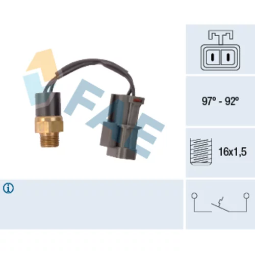Teplotný spínač ventilátora chladenia FAE 37750