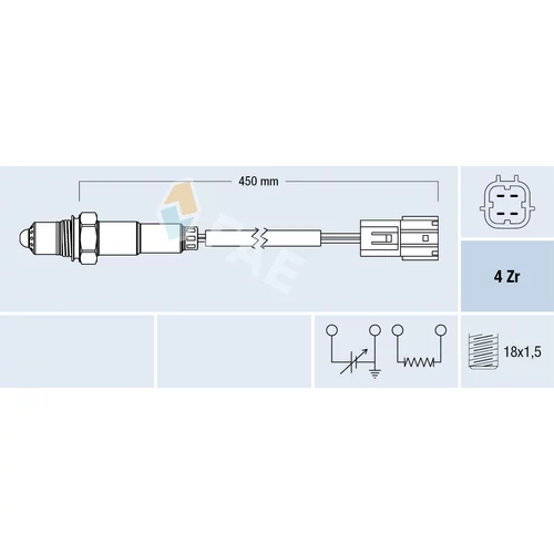 Lambda sonda FAE 77394
