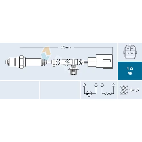 Lambda sonda FAE 75687