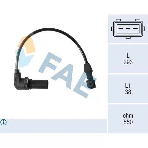 Snímač impulzov kľukového hriadeľa FAE 79480