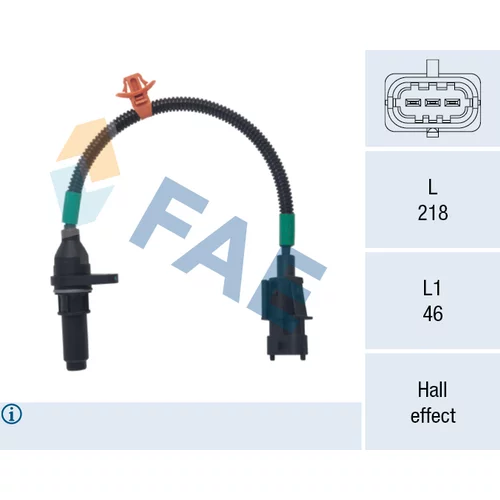 Snímač impulzov kľukového hriadeľa FAE 79279