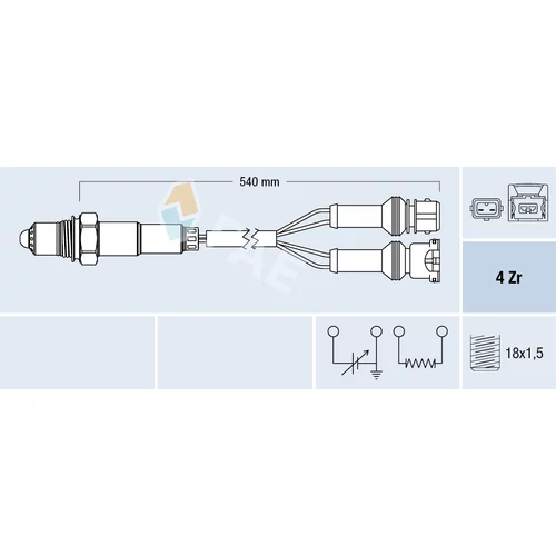 Lambda sonda FAE 77123