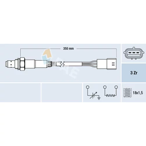 Lambda sonda FAE 77191