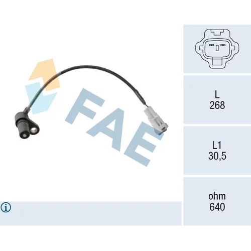 Snímač impulzov kľukového hriadeľa FAE 79538