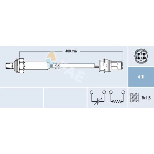 Lambda sonda FAE 77352