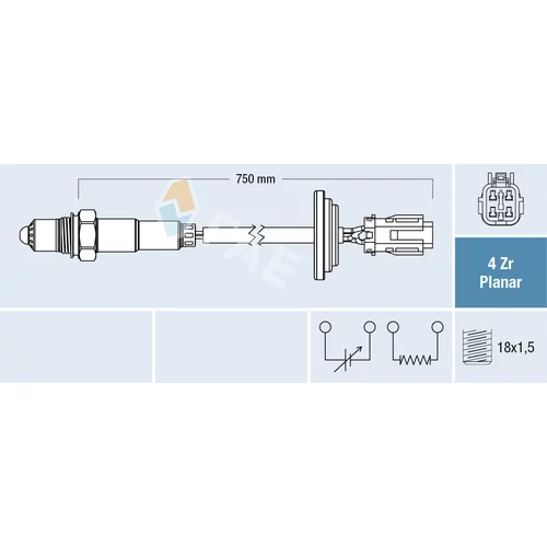 Lambda sonda FAE 77666