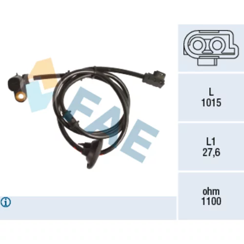 Snímač počtu otáčok kolesa FAE 78200