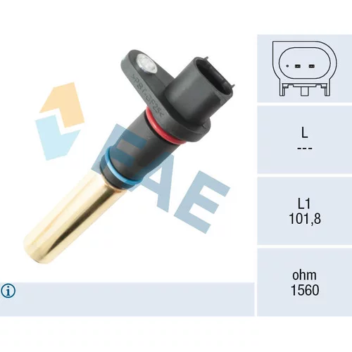 Snímač impulzov kľukového hriadeľa FAE 79042