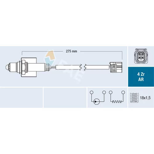 Lambda sonda FAE 75674
