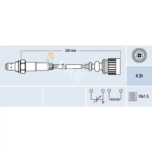 Lambda sonda FAE 77172