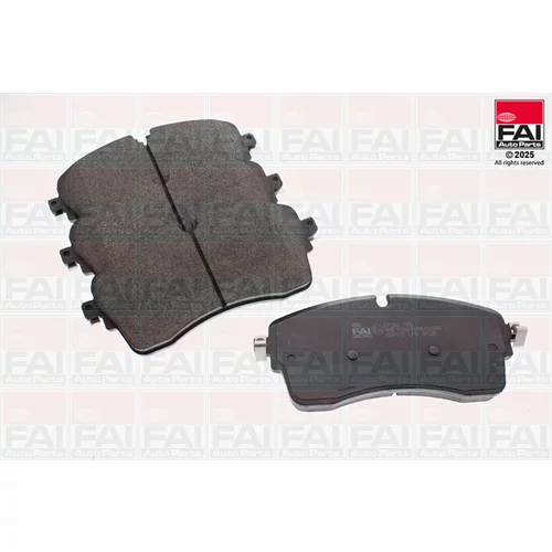 Sada brzdových platničiek kotúčovej brzdy FAI AutoParts BP282
