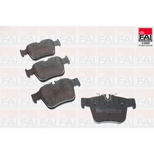Sada brzdových platničiek kotúčovej brzdy FAI AutoParts BP299