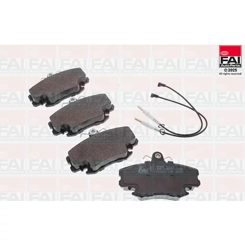 Sada brzdových platničiek kotúčovej brzdy FAI AutoParts BP322