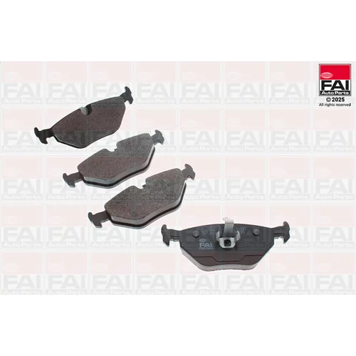 Sada brzdových platničiek kotúčovej brzdy FAI AutoParts BP325