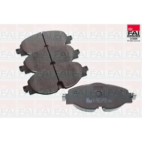 Sada brzdových platničiek kotúčovej brzdy FAI AutoParts BP427