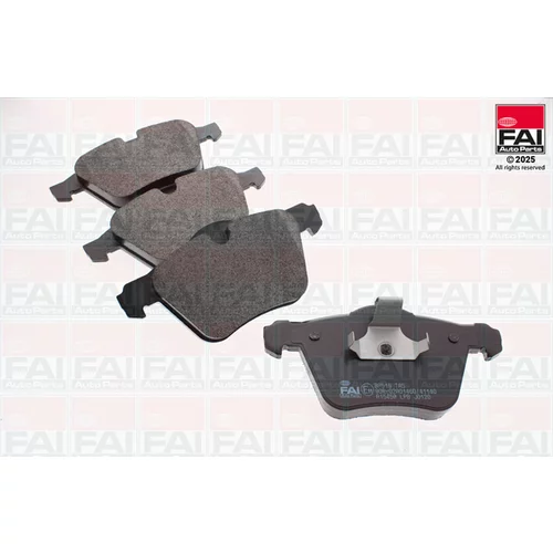 Sada brzdových platničiek kotúčovej brzdy FAI AutoParts BP519