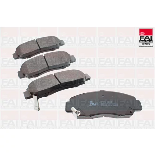 Sada brzdových platničiek kotúčovej brzdy FAI AutoParts BP574