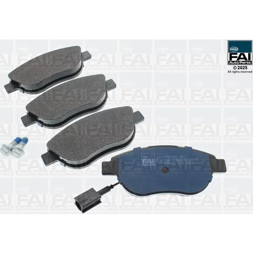 Sada brzdových platničiek kotúčovej brzdy FAI AutoParts FPBP250