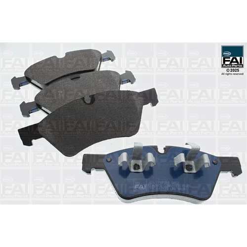 Sada brzdových platničiek kotúčovej brzdy FAI AutoParts FPBP388