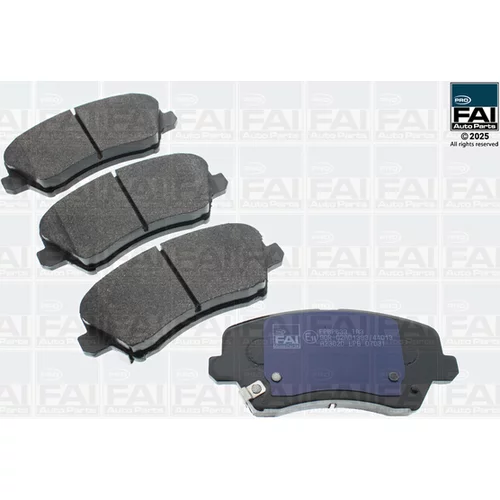 Sada brzdových platničiek kotúčovej brzdy FAI AutoParts FPBP633