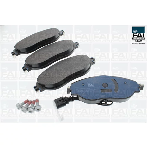 Sada brzdových platničiek kotúčovej brzdy FAI AutoParts FPBP654