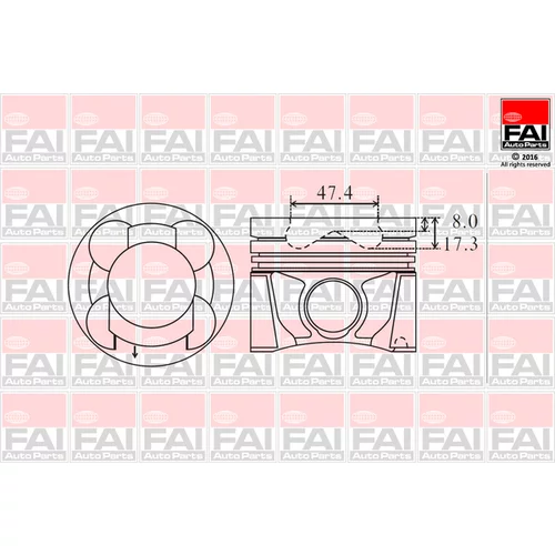 Piest FAI AutoParts PK22-000