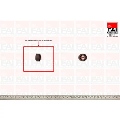Obehová/vodiaca kladka ozubeného remeňa T1264 (FAI AutoParts)