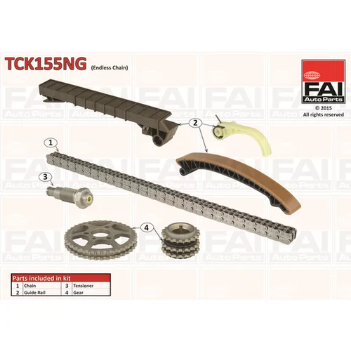 Sada rozvodovej reťaze TCK155NG (FAI AutoParts)