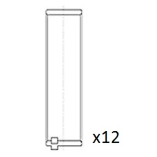 Ojničné ložisko FAI AutoParts BB2076-STD