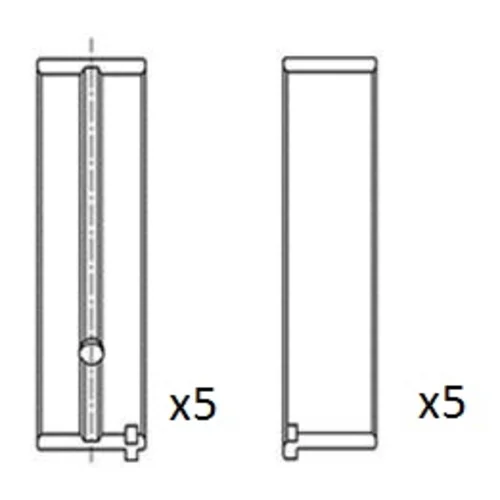Ložisko kľukového hriadeľa FAI AutoParts BM1000-025