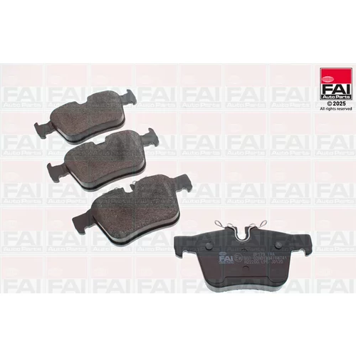 Sada brzdových platničiek kotúčovej brzdy FAI AutoParts BP173