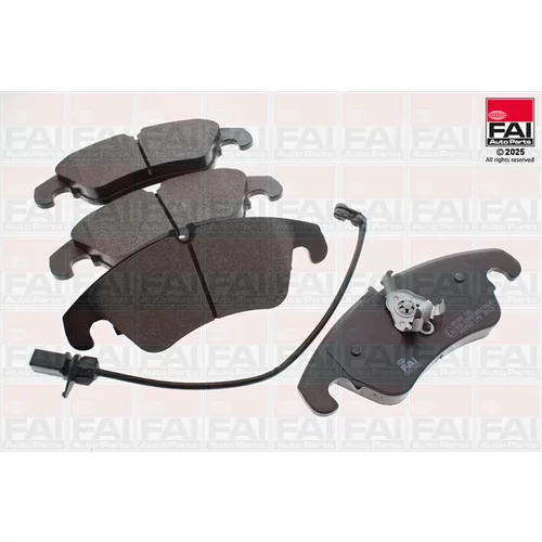 Sada brzdových platničiek kotúčovej brzdy FAI AutoParts BP289