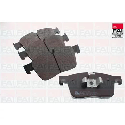 Sada brzdových platničiek kotúčovej brzdy FAI AutoParts BP465