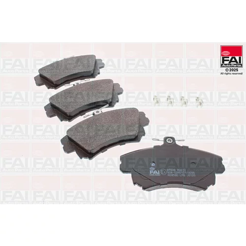 Sada brzdových platničiek kotúčovej brzdy FAI AutoParts BP608