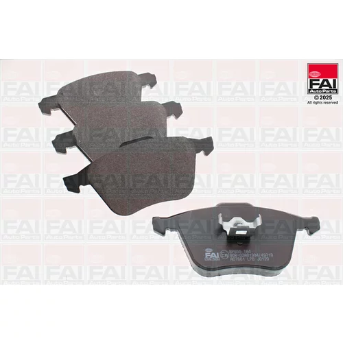 Sada brzdových platničiek kotúčovej brzdy FAI AutoParts BP655