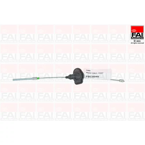 Ťažné lanko parkovacej brzdy FAI AutoParts FBC0049