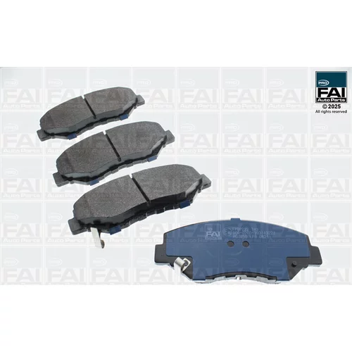 Sada brzdových platničiek kotúčovej brzdy FAI AutoParts FPBP222