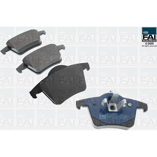 Sada brzdových platničiek kotúčovej brzdy FAI AutoParts FPBP277